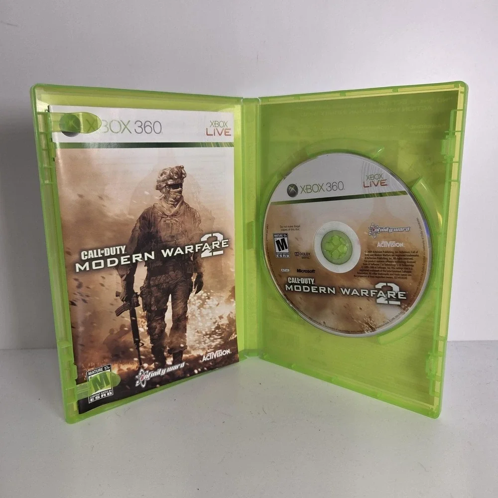 Call Of Duty Modern Warfare 2 Microsoft Xbox 360 Game CIB M Activision NTSC
